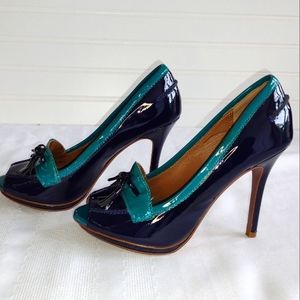 Donald J. Pliner Penni Patent Heels Size 6.5